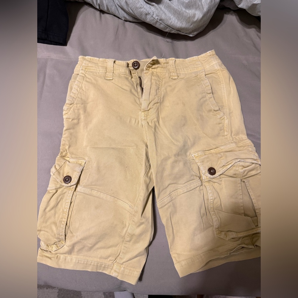 American Eagle Men's Tan Cargo Shorts